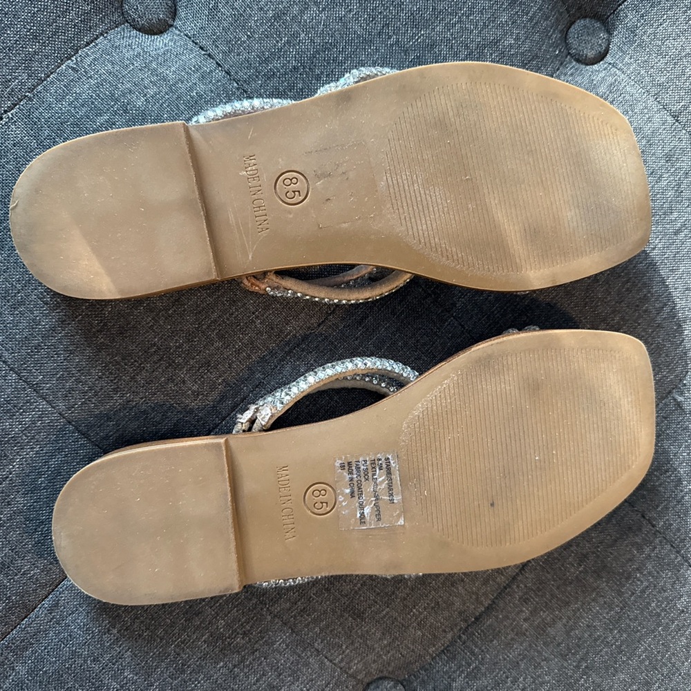 Steve Madden Rhinestone Sandals - Picture 5 of 5